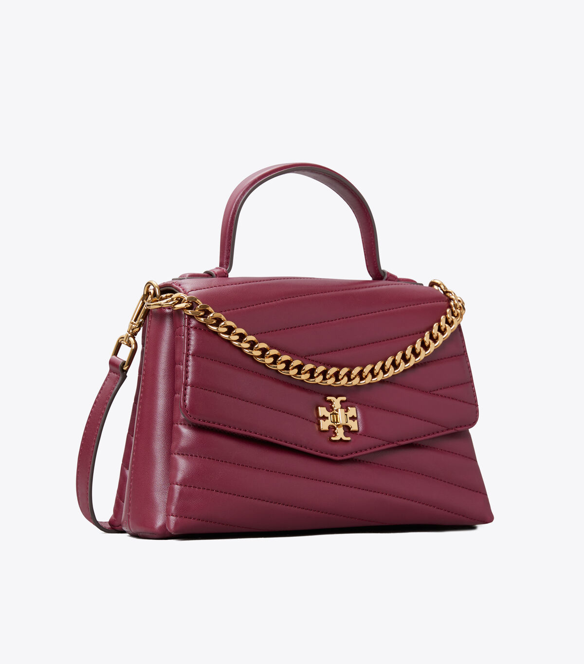 tory burch kira chevron top handle satchel