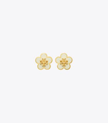 Kira Enamel Flower Stud Earring