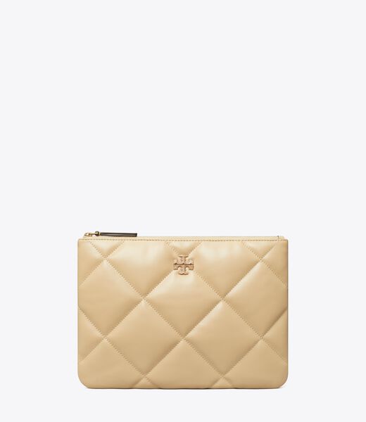 tory burch kira pave logo diamond quilt pouch