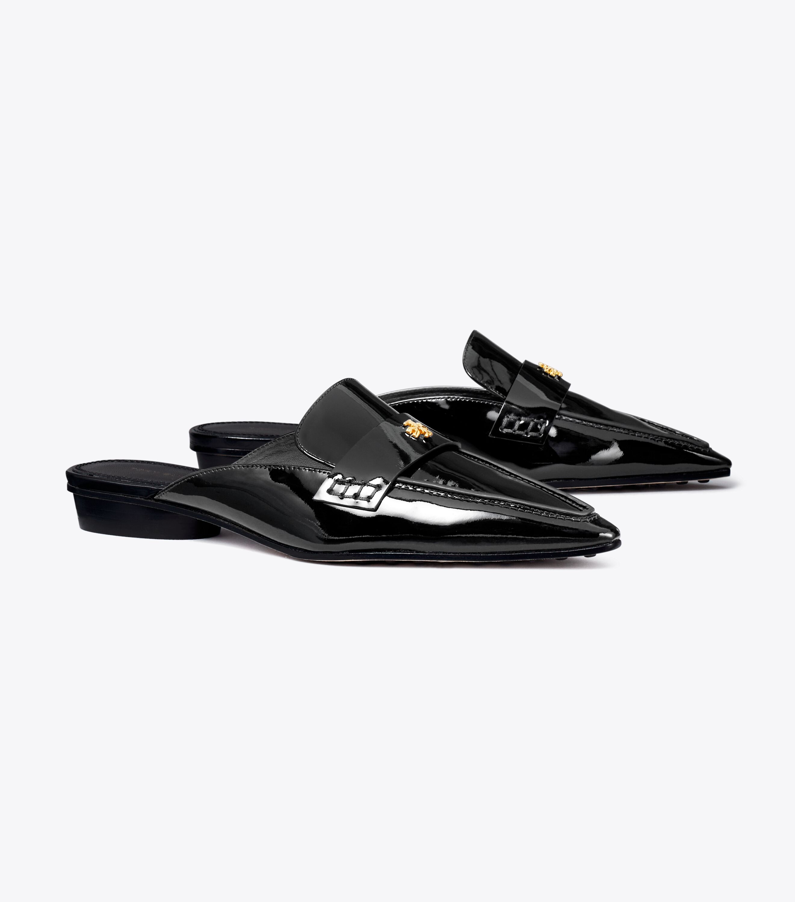 Pointed Backless Loafer Shoes Tory Burch