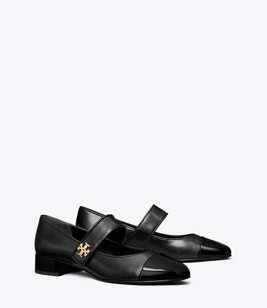 tory burch cap toe mary jane heeled ballet