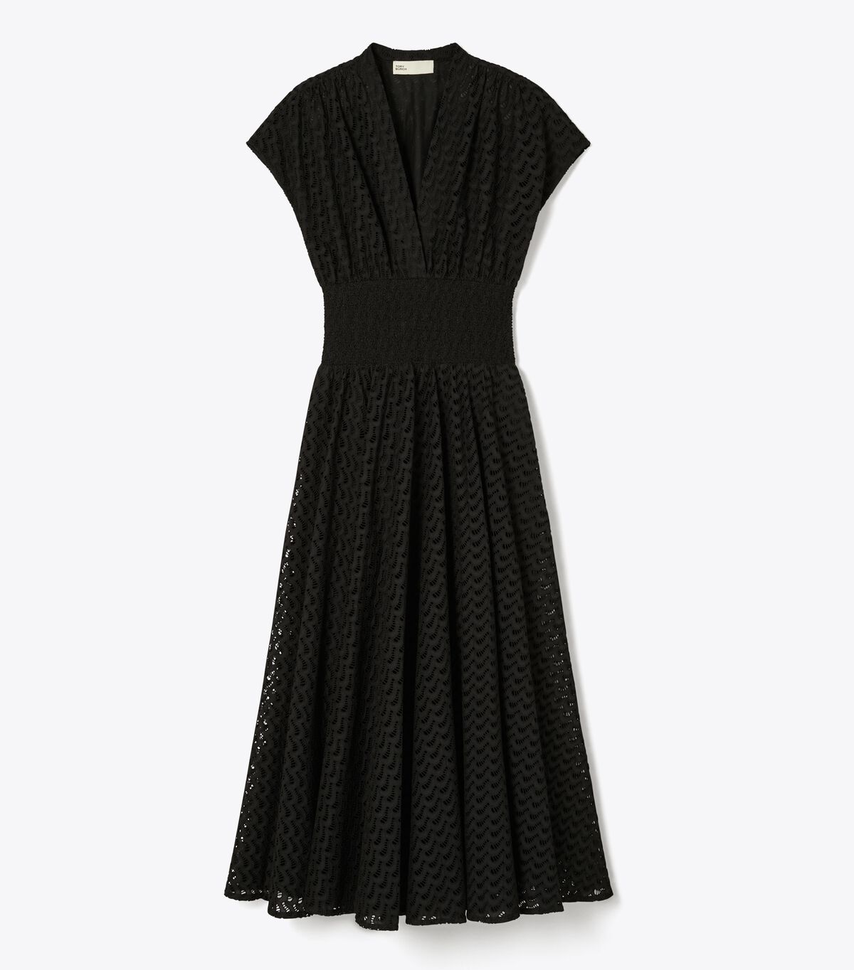 tory burch embroidered cotton dress
