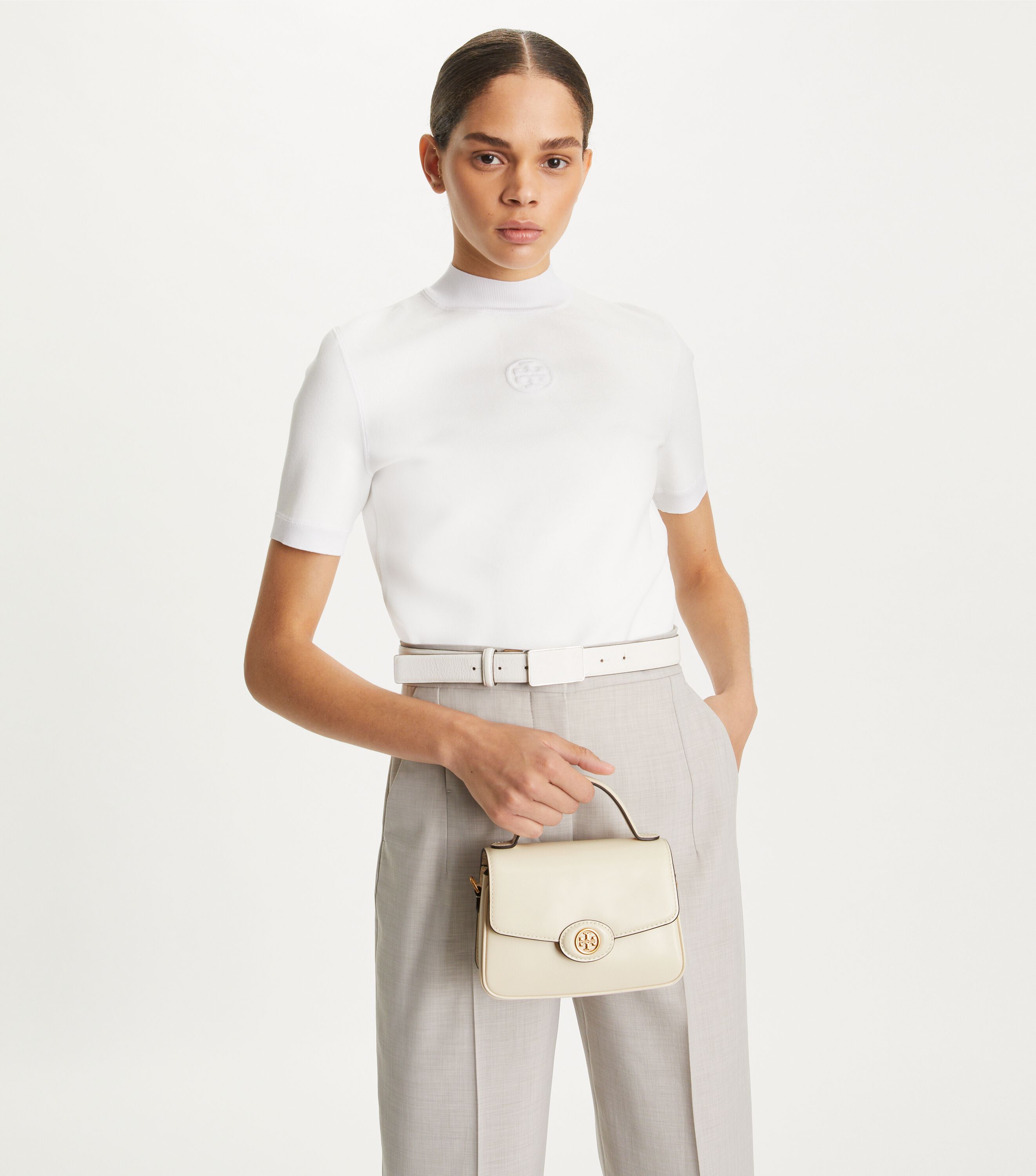 Tory burch robinson small top handle satchel new arrivals