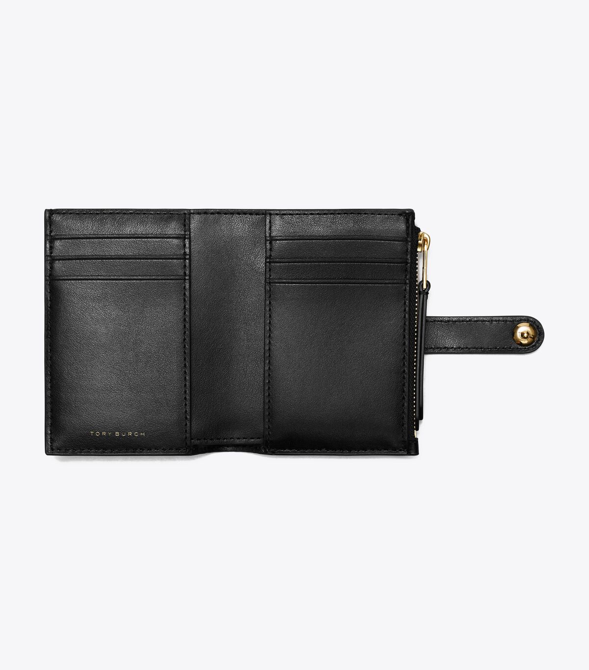 tory burch t monogram leather bi fold wallet