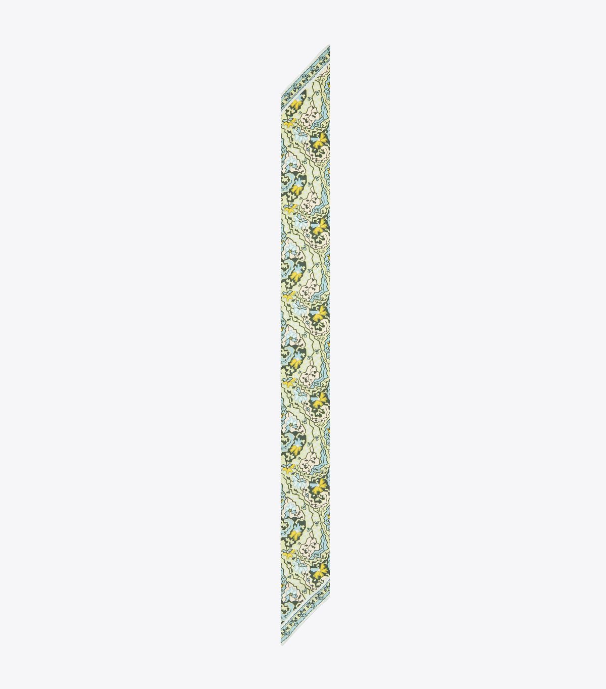 tory burch dream paisley silk ribbon tie