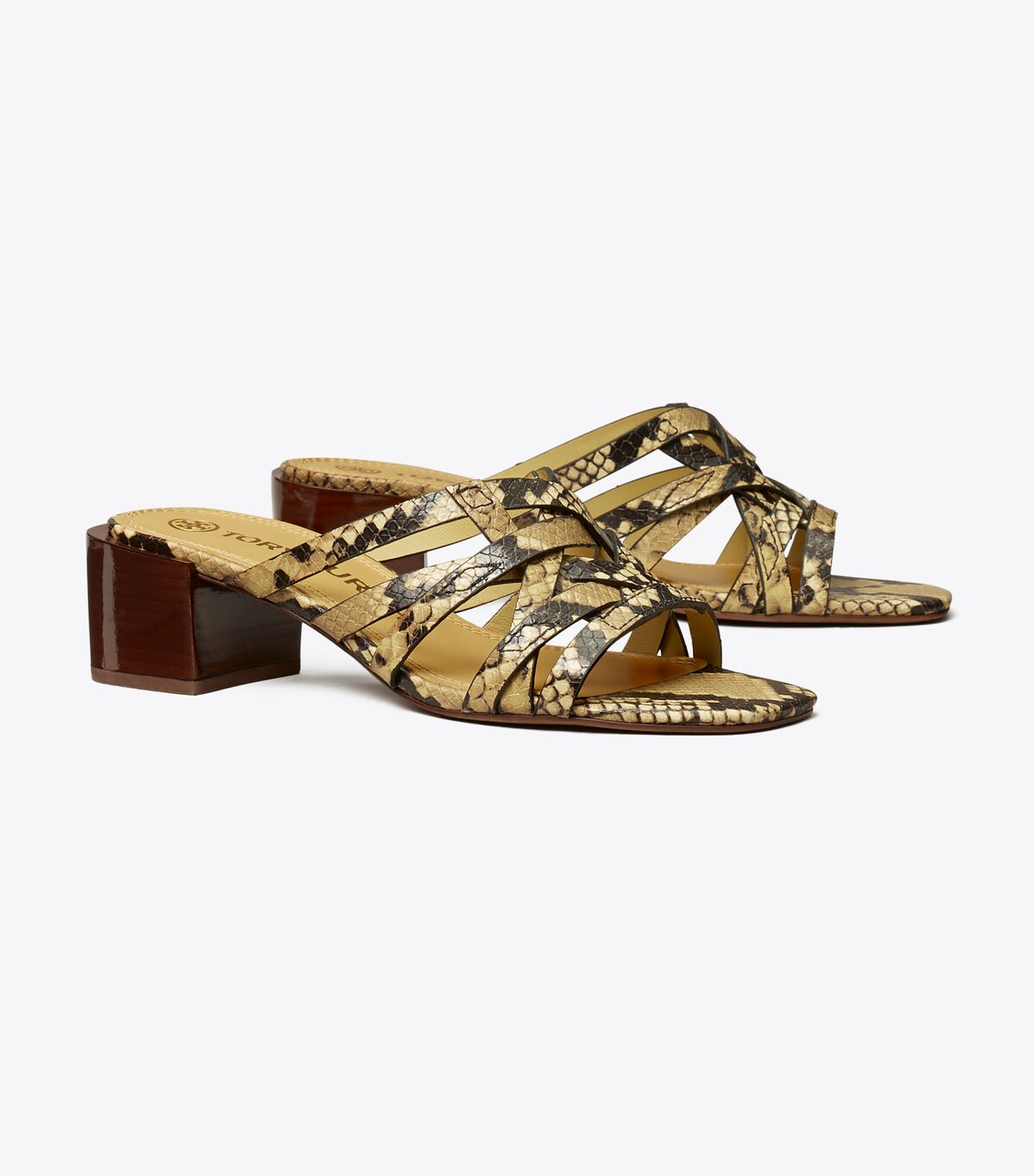 Basket-Weave Block Heel