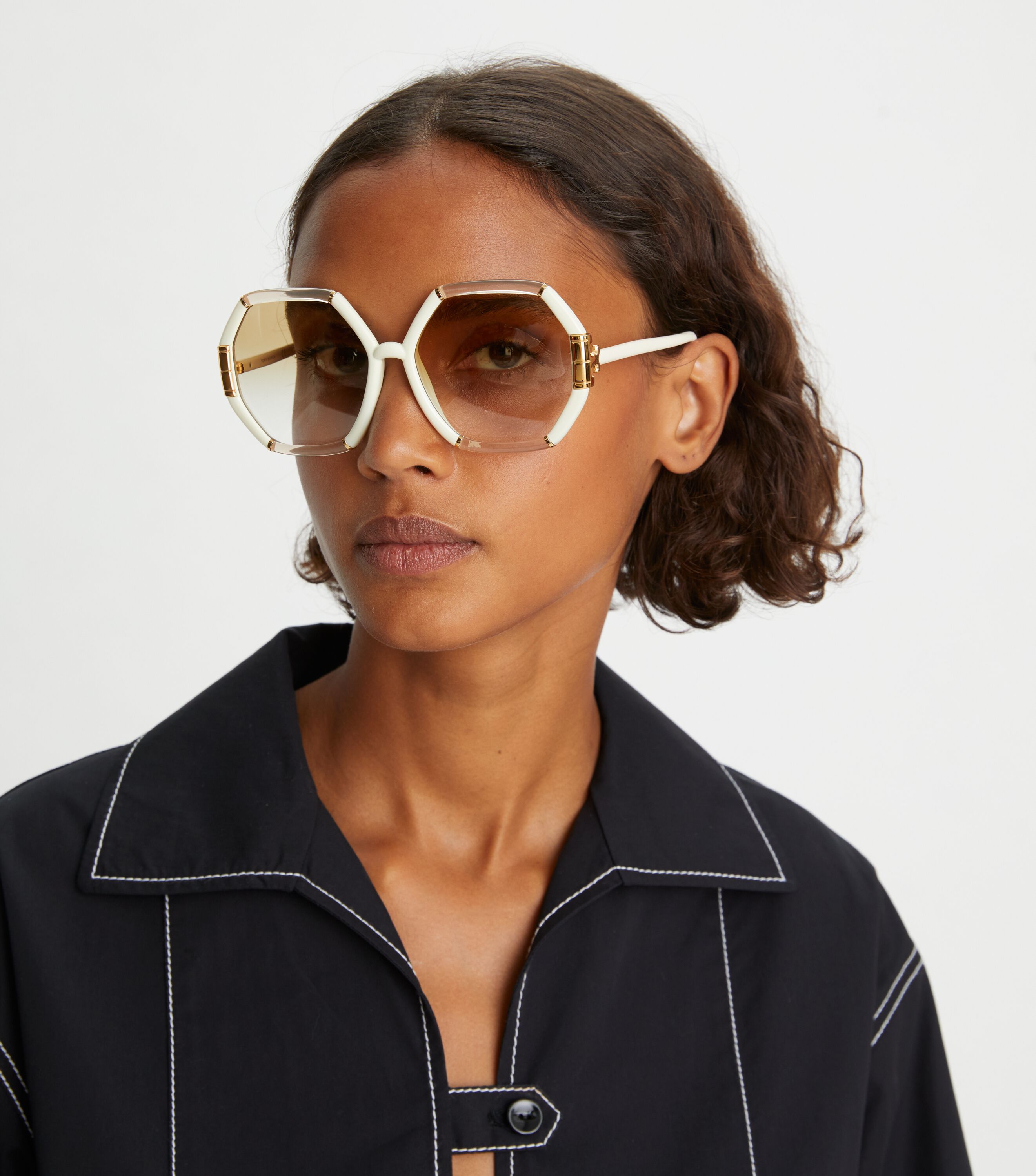 Tory burch geometric sunglasses on sale