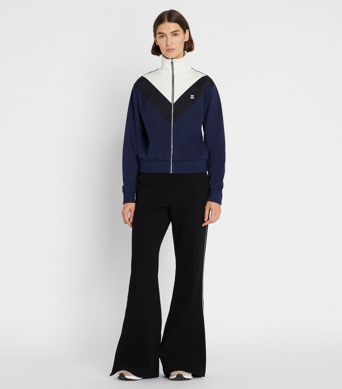 tory burch chevron track jacket