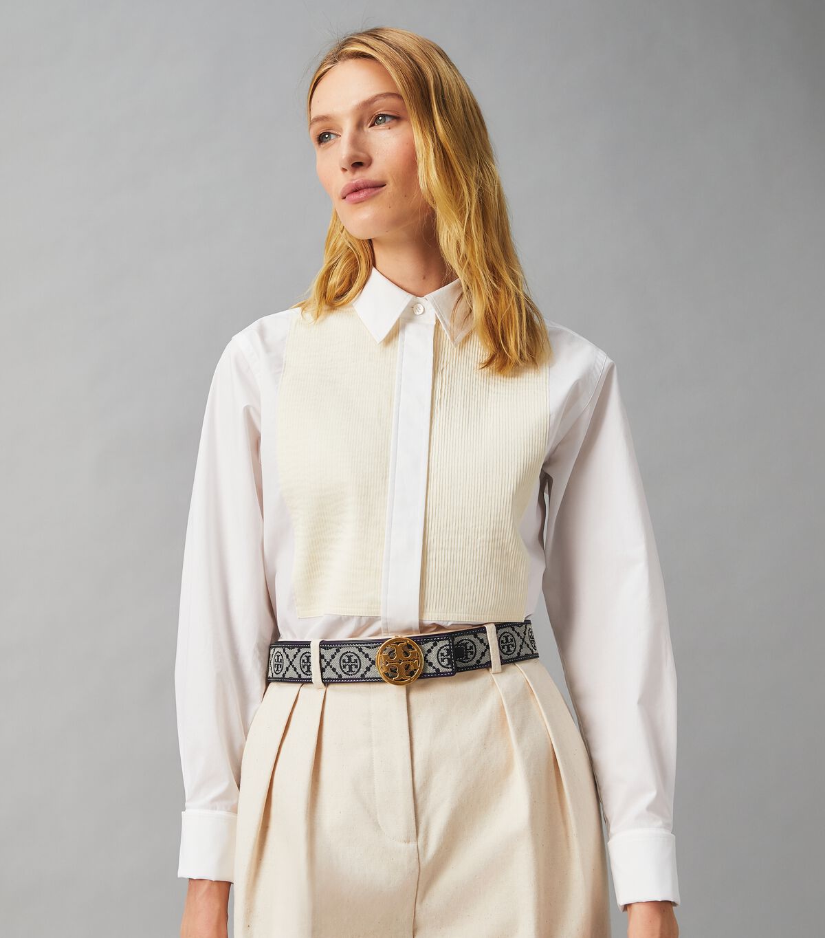 T Monogram Jacquard Belt | Accessories | Tory Burch