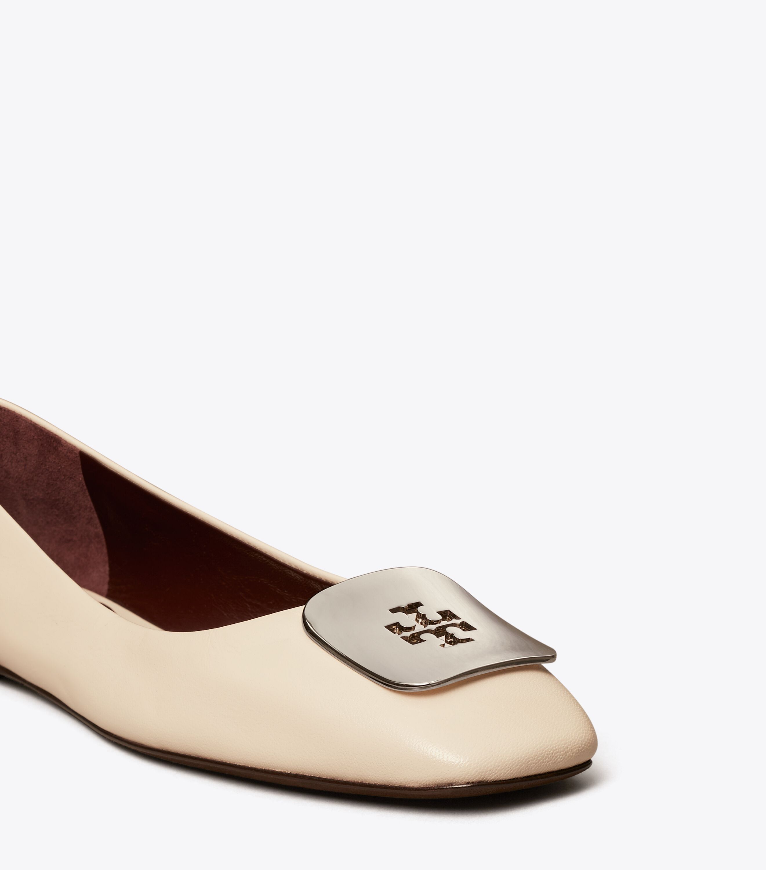 Tory burch flats white cheap