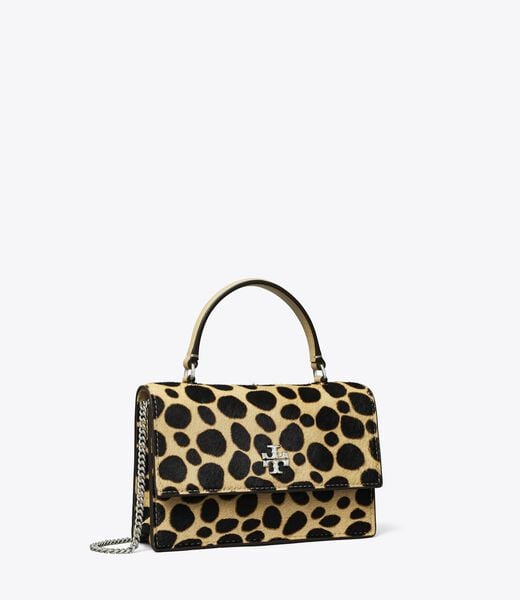 tory burch mini kira calf hair top handle crossbody