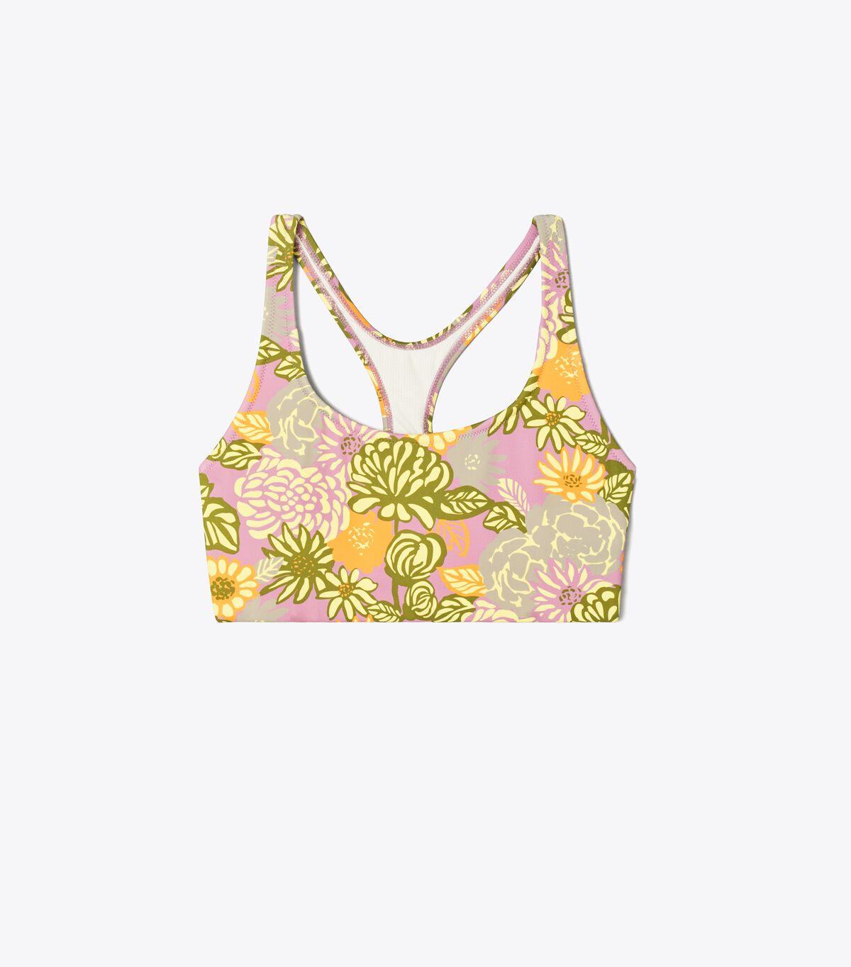 tory burch weightless printed racerback bra