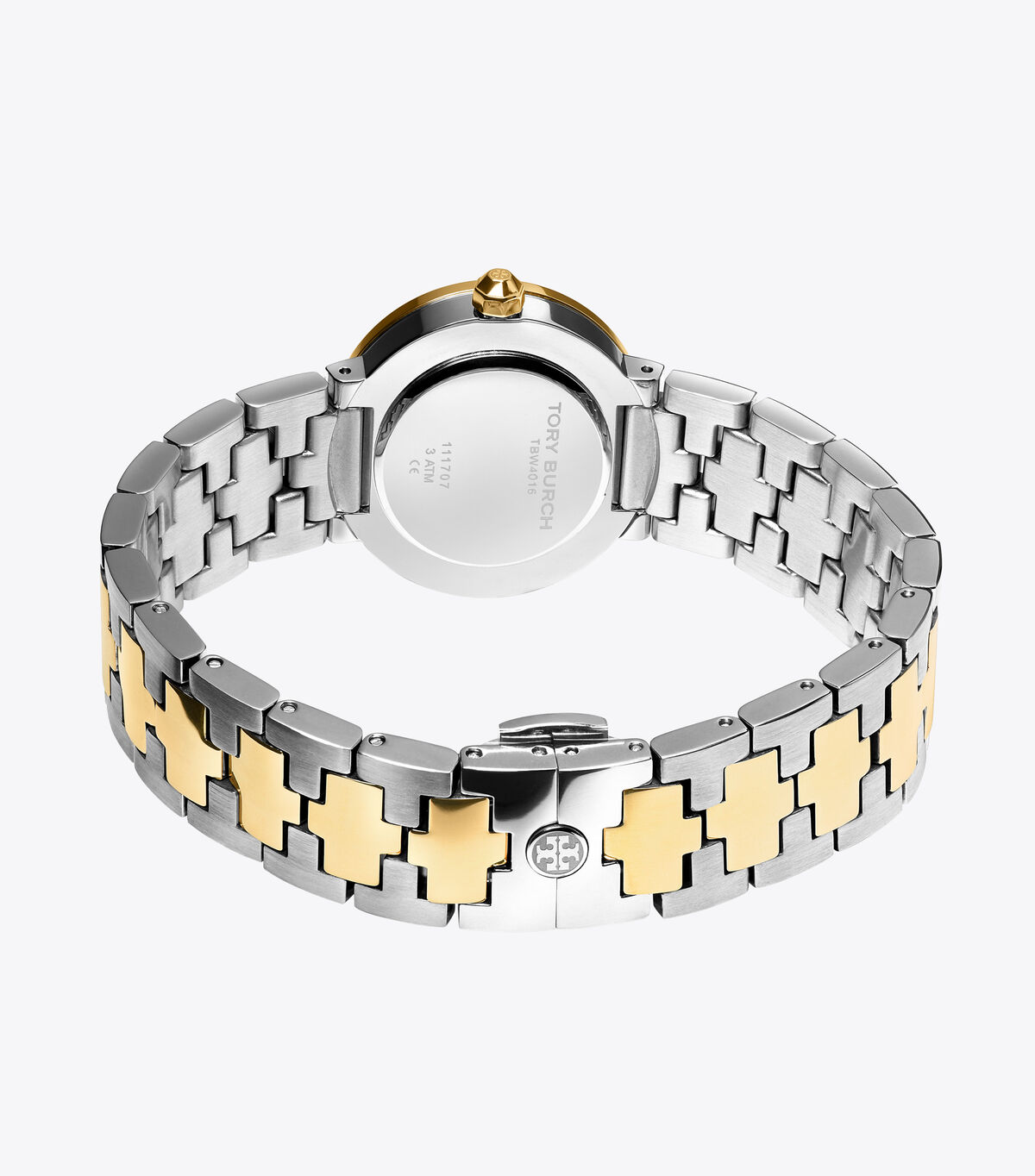 tory burch reva watch two tone gold stainless steel ivory 28 mm