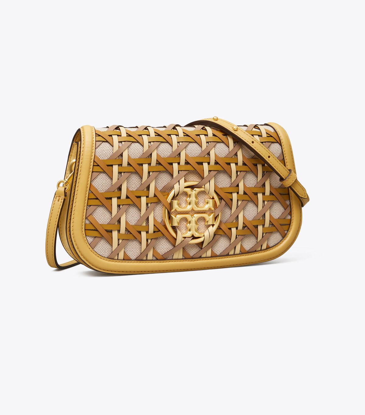 Miller Basket-Weave Convertible Shoulder Bag