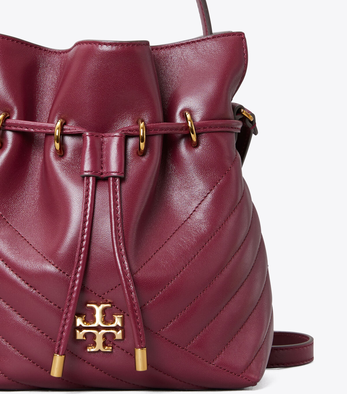 KIRA CHEVRON MINI BUCKET BAG | Tory Burch UAE