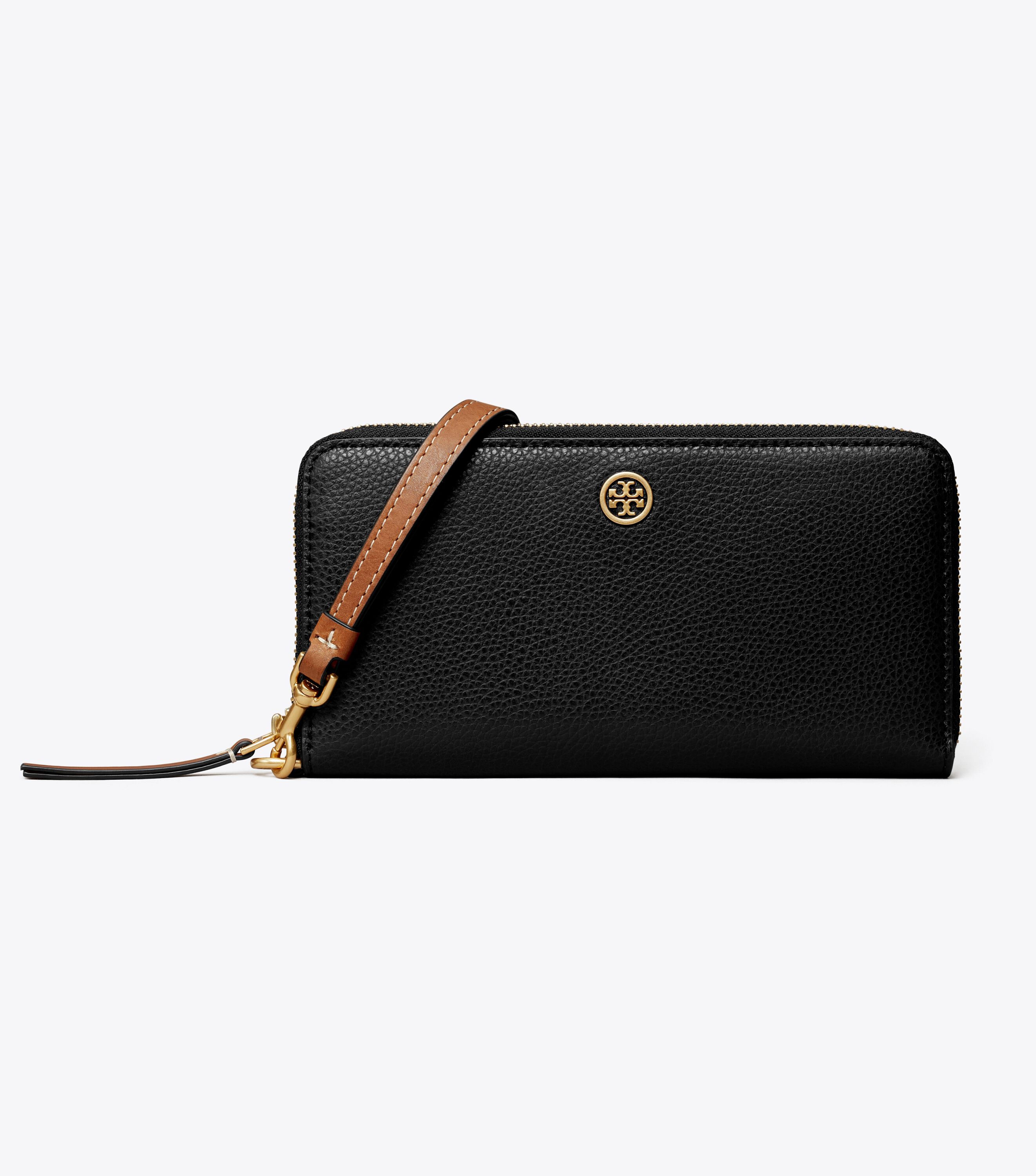 Tory Burch Robinson Pebbled Zip Continental Wallet Tory Burch UAE