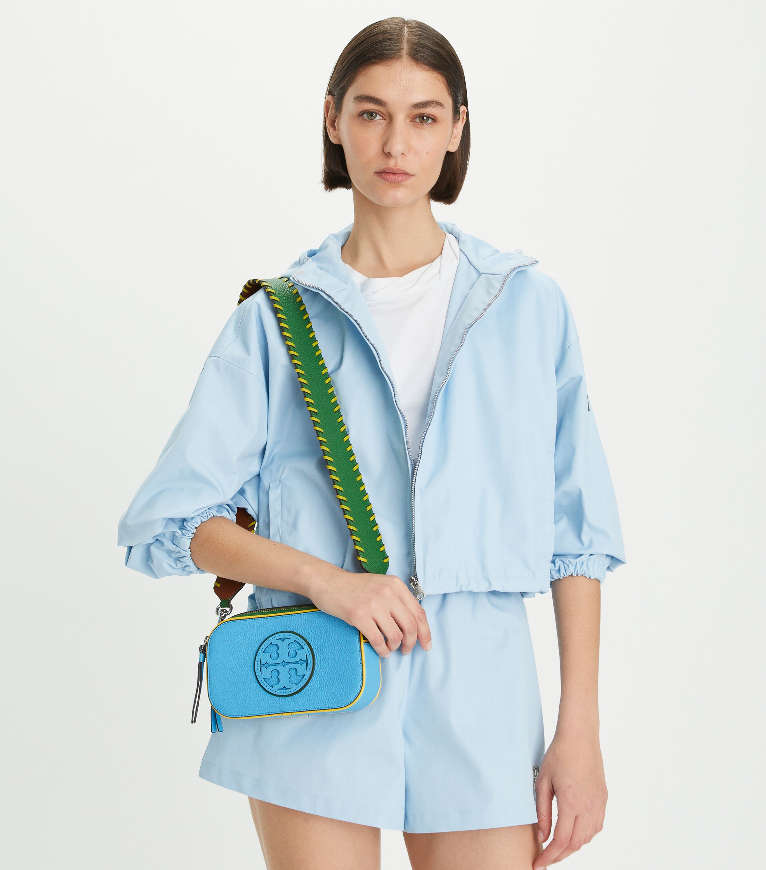 Tory burch ella best sale whipstitch flat crossbody