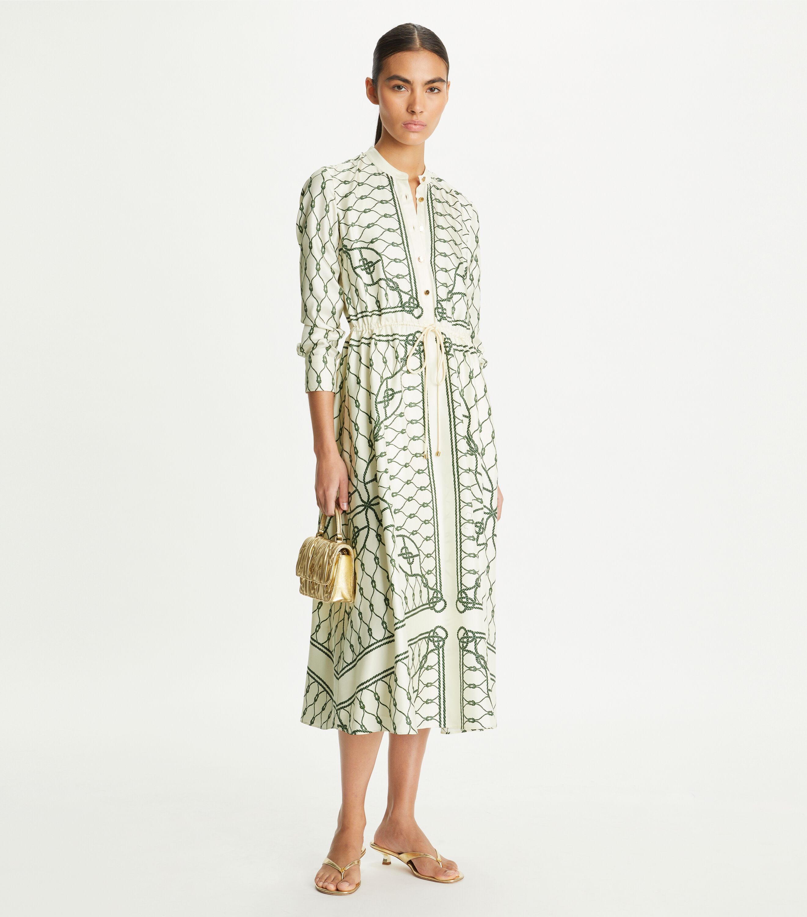 Tory burch silk shirt dress hot sale