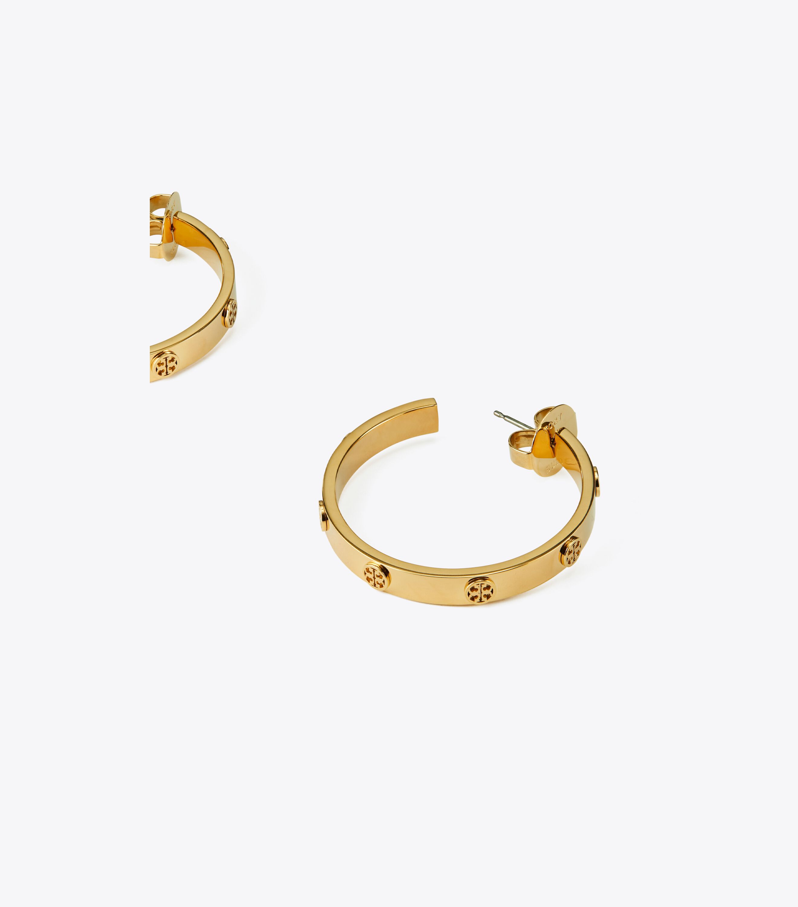 Tory Burch Miller Stud Hoop Earring Tory Burch UAE