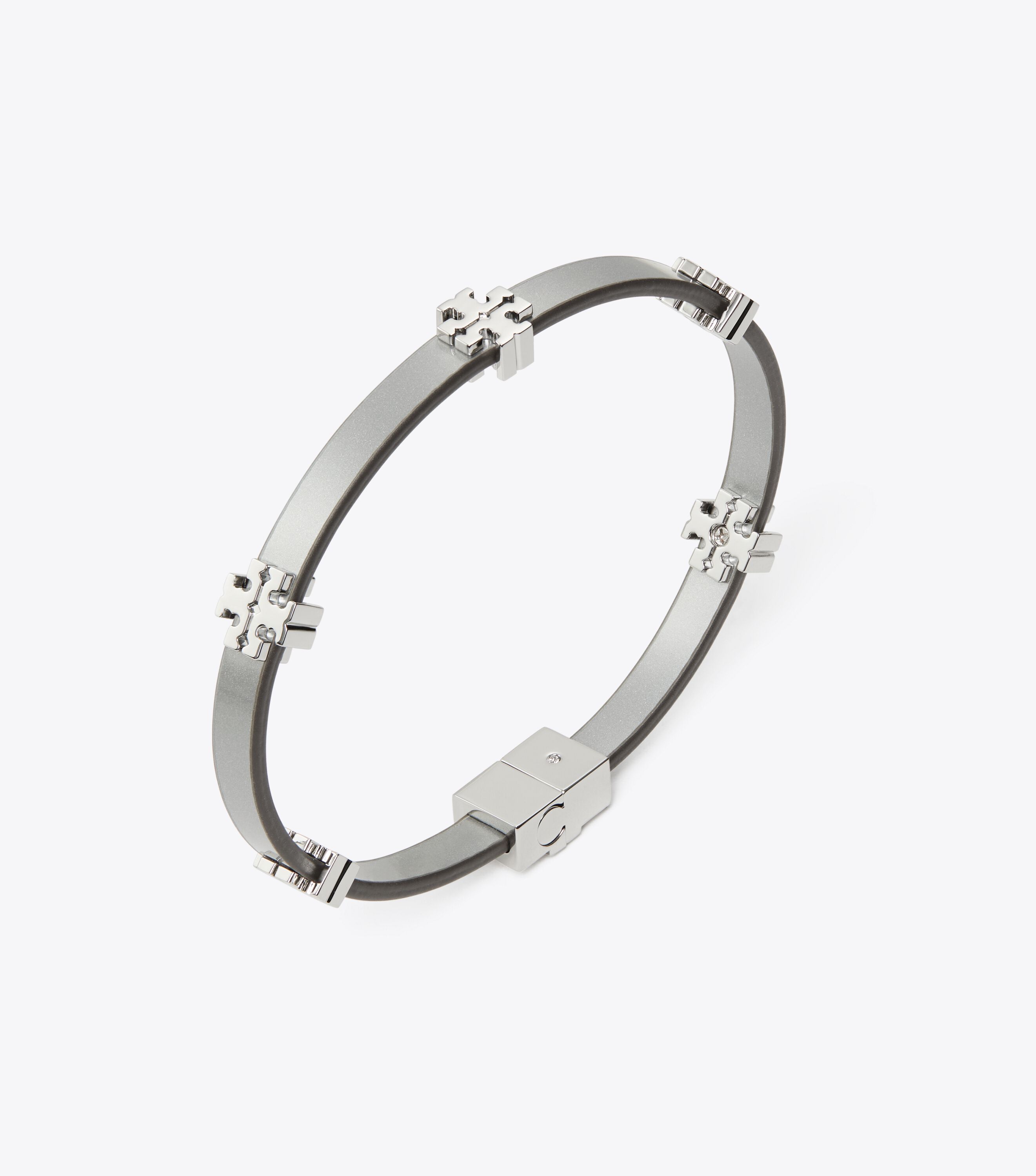 Eleanor Bio Bracelet, Tory Silver / Silver | Tory Burch UAE
