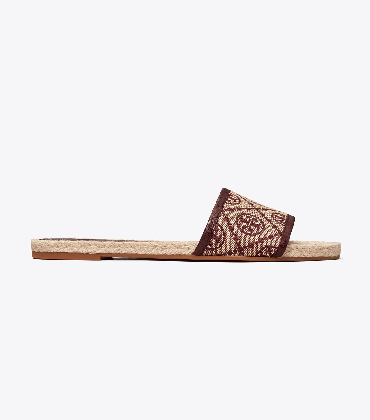 tory burch t monogram espadrille slide