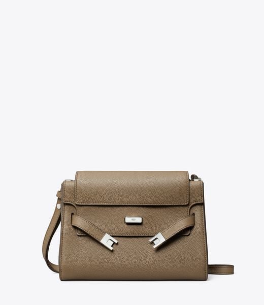 tory burch lee radziwill pebbled shoulder bag