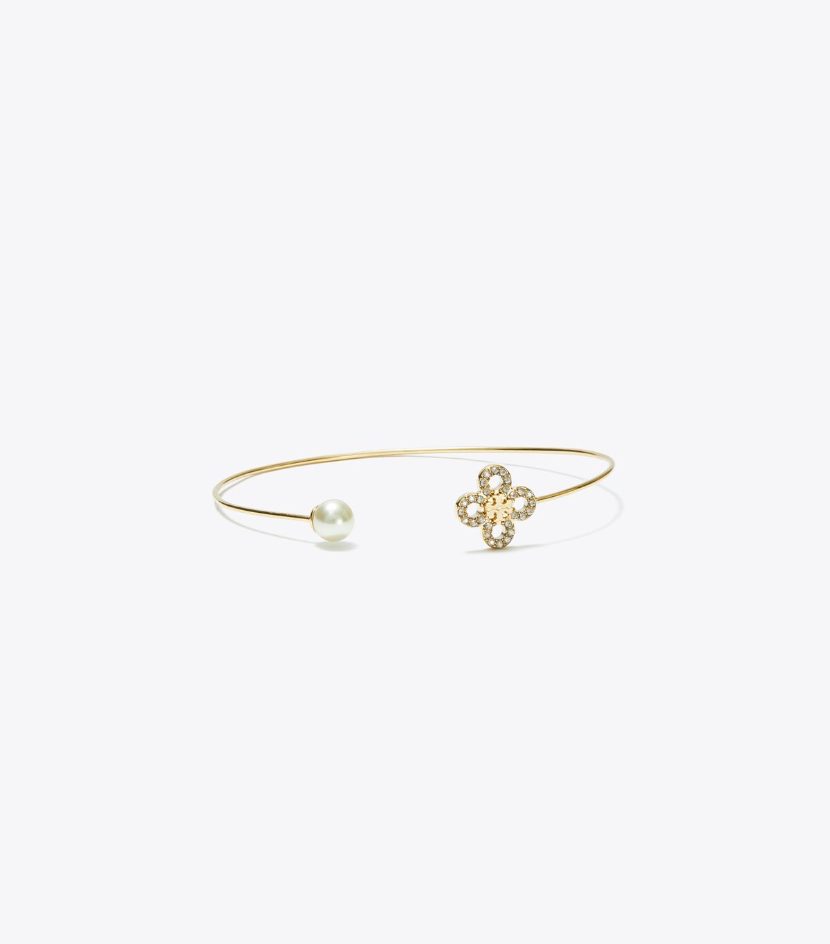 tory burch kira clover pearl cuff