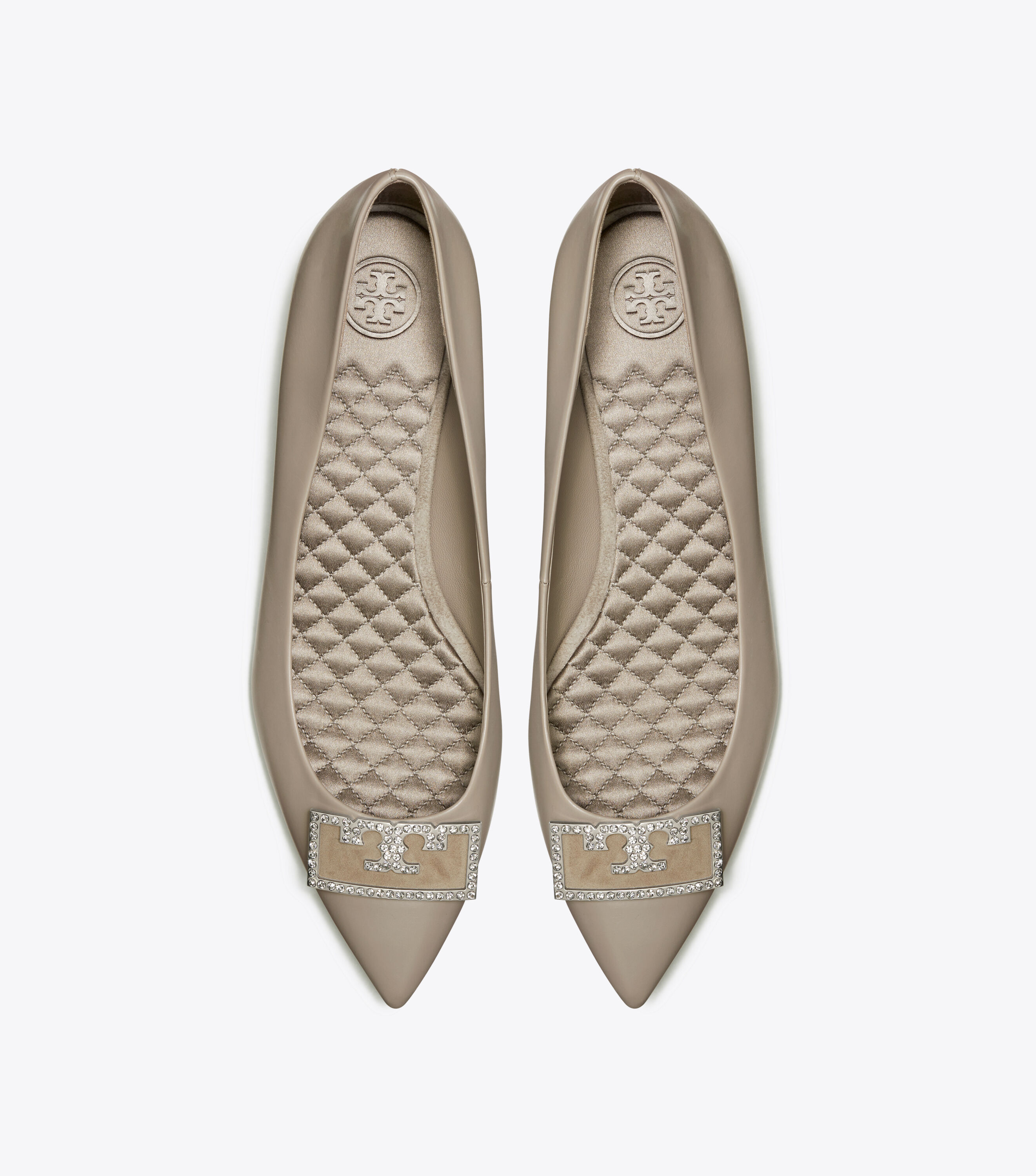 Tory burch pointed flats discount