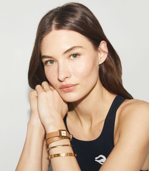 tory burch miller stud hinge bracelet 7mm