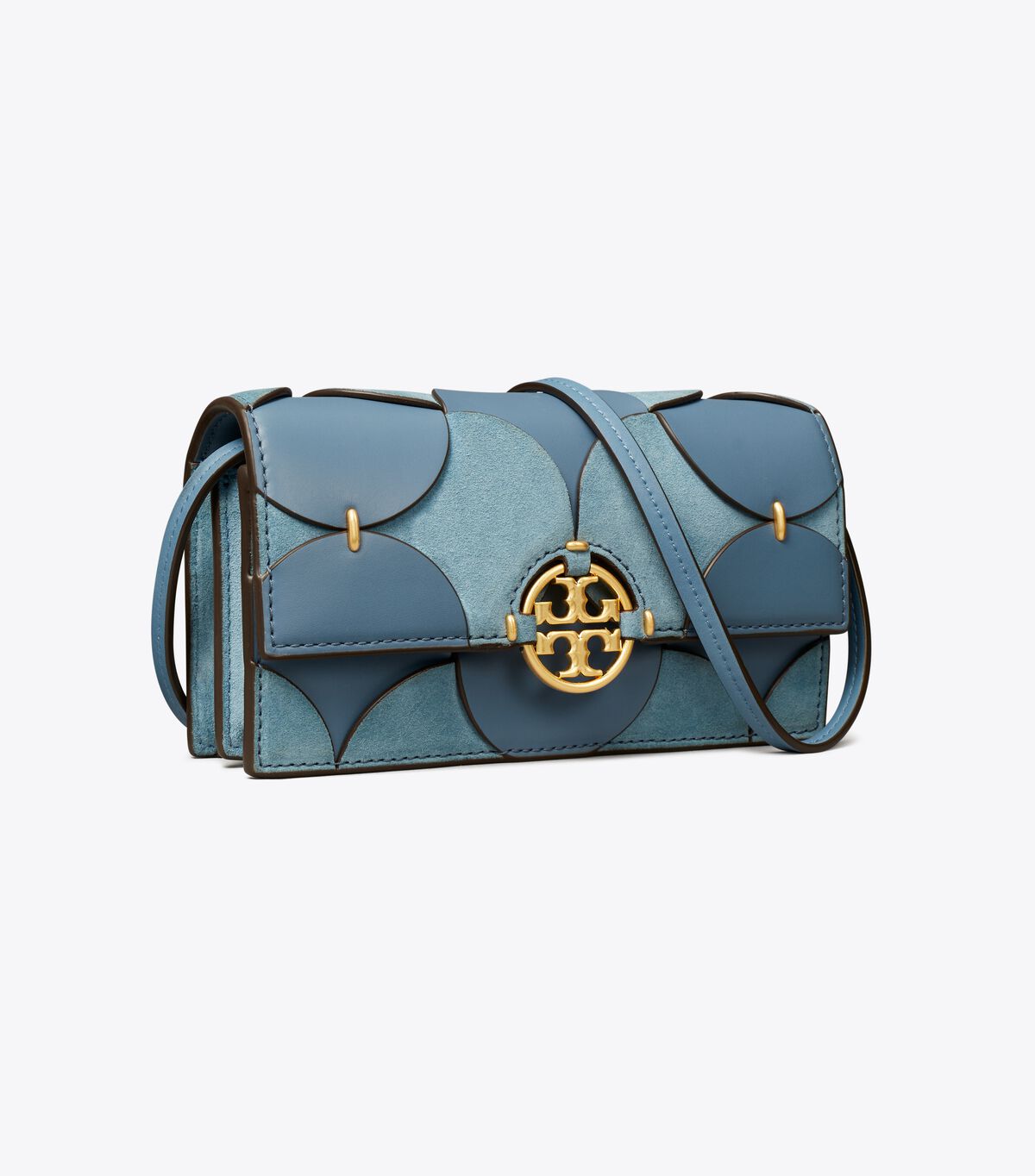 tory burch miller disc die cut wallet crossbody