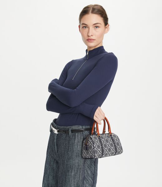 tory burch t monogram petite barrel bag