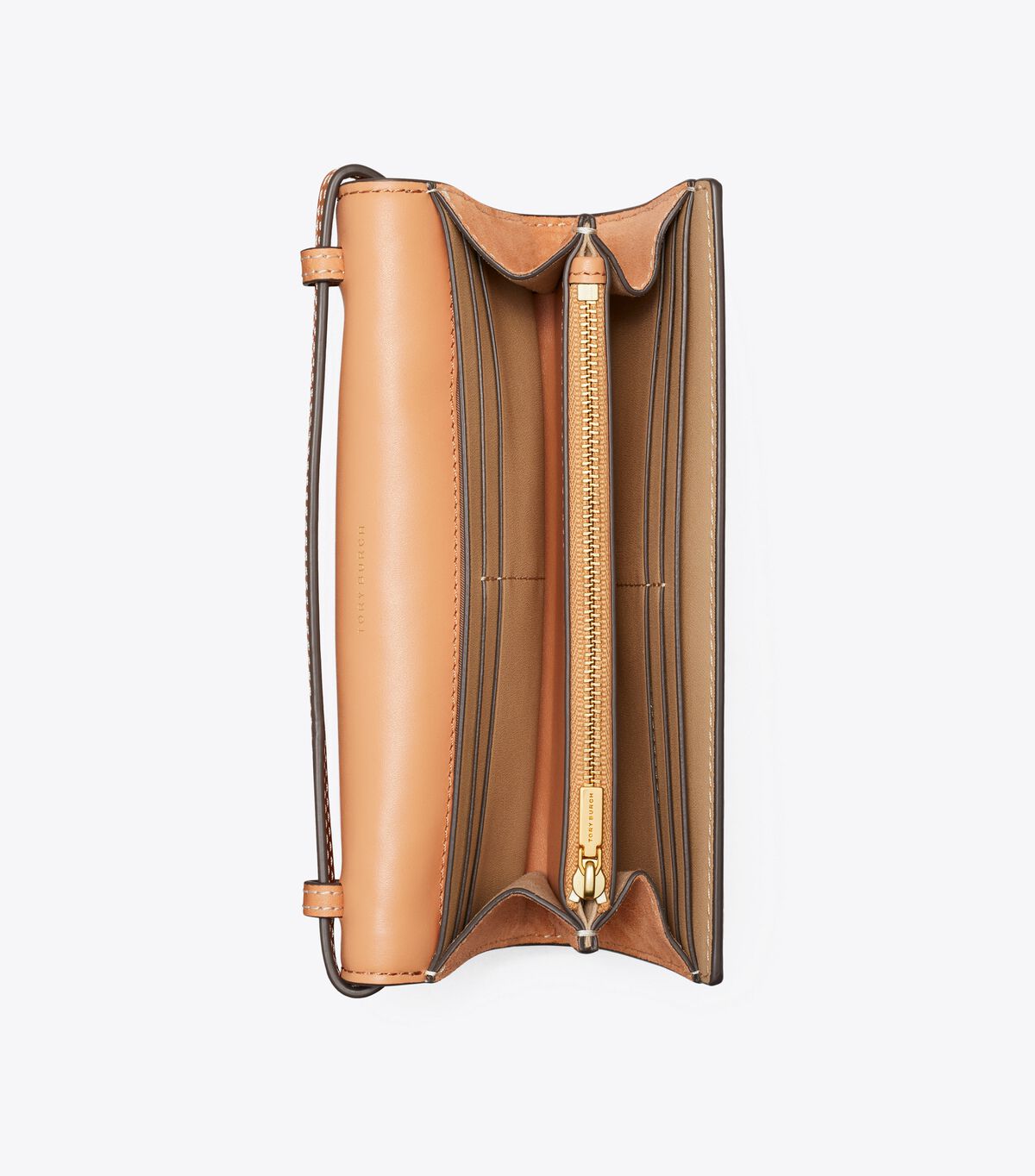tory burch t monogram patent chain wallet