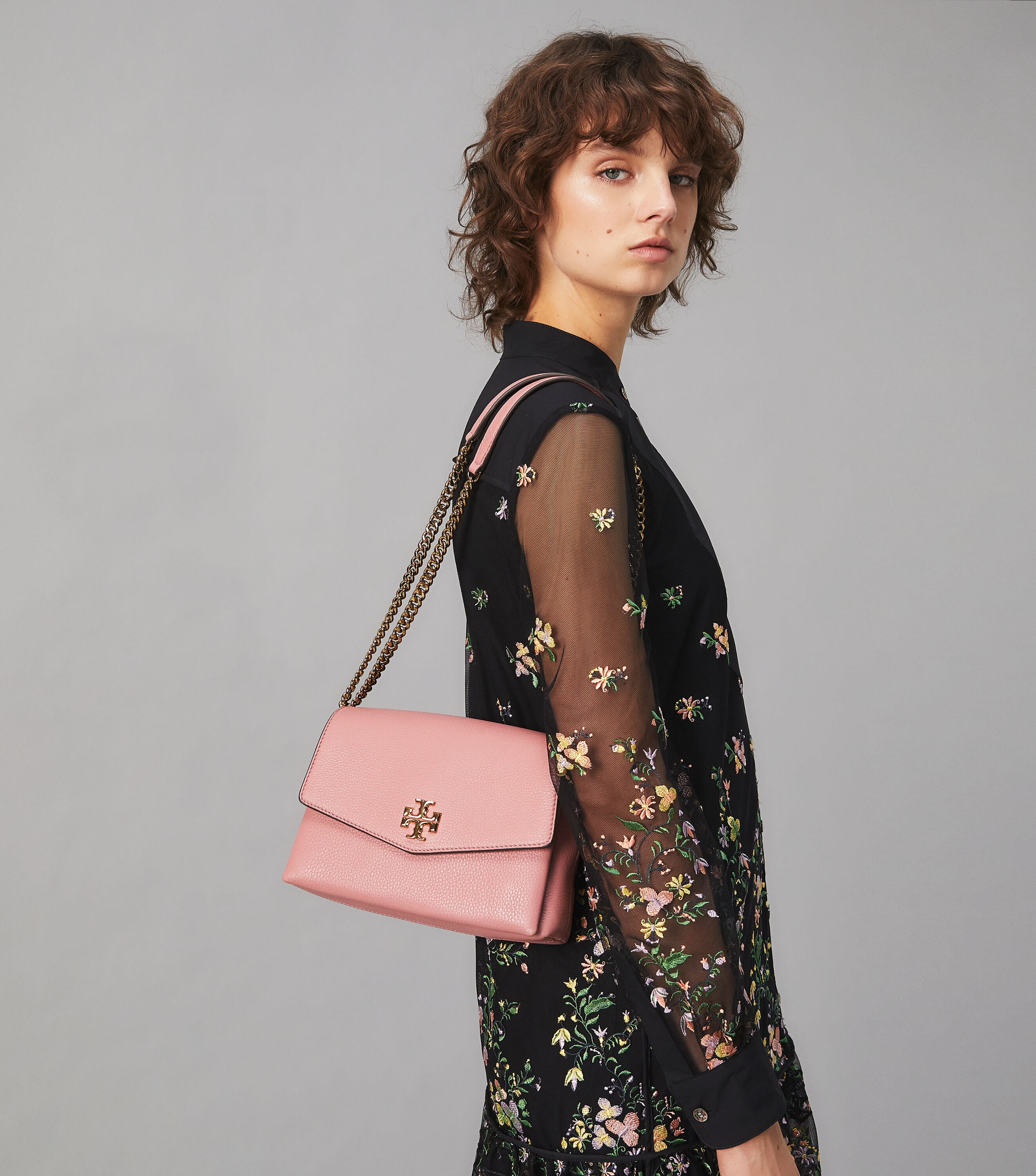 Kira Pebbled Small Convertible Shoulder Bag