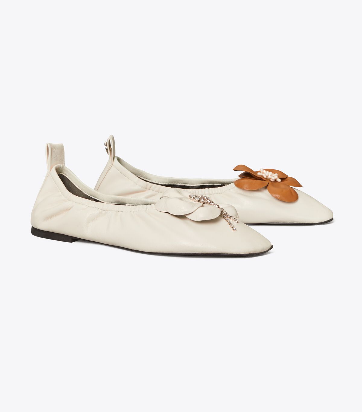 Flower Ballet Flat Shoes Tory Burch