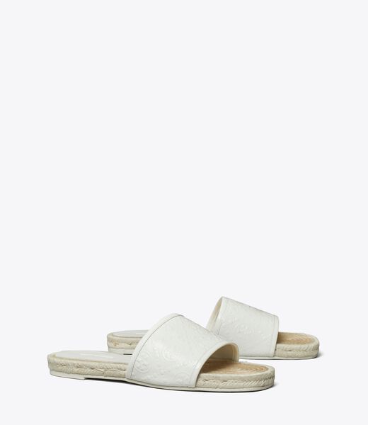 T Monogram Espadrille Slide