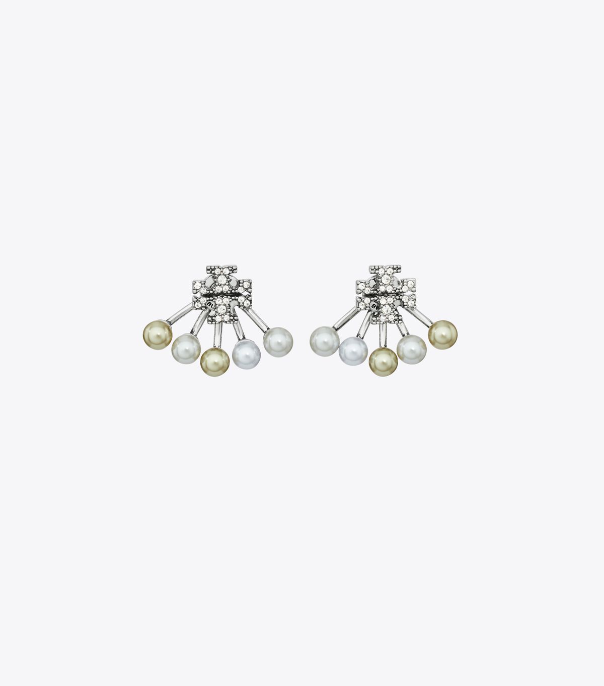 tory burch moondance pearl front back earrings