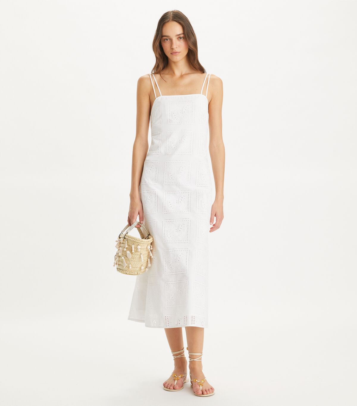 tory burch cotton eyelet dress