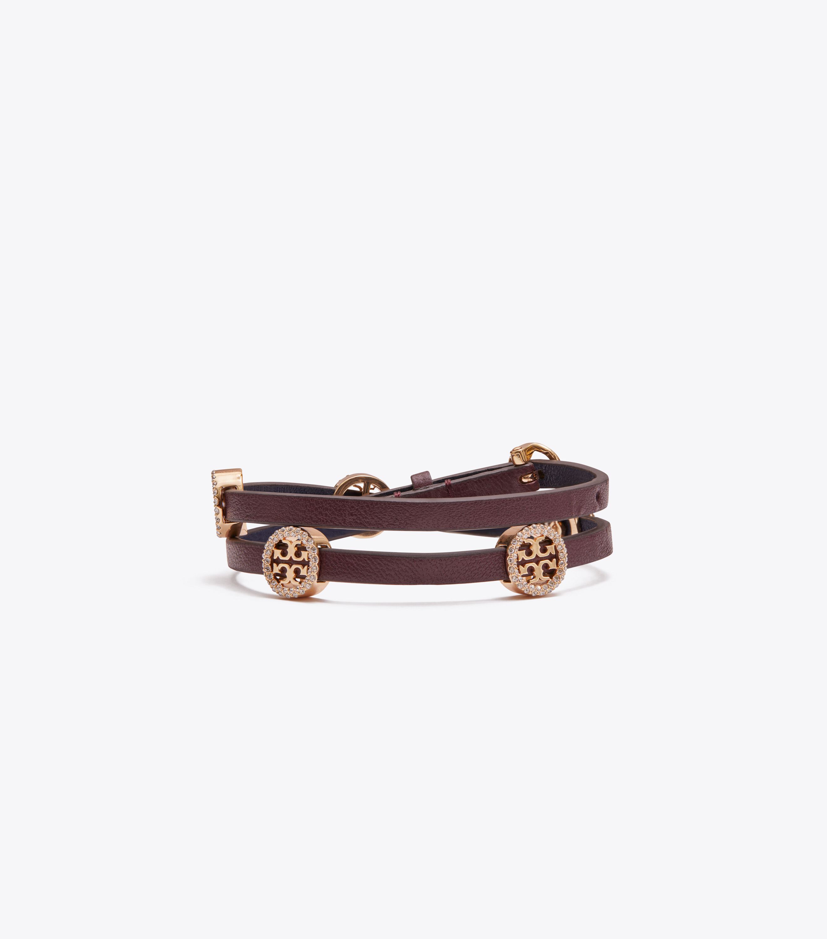 Miller Pav Double Wrap Leather Bracelet nov sale employees 30
