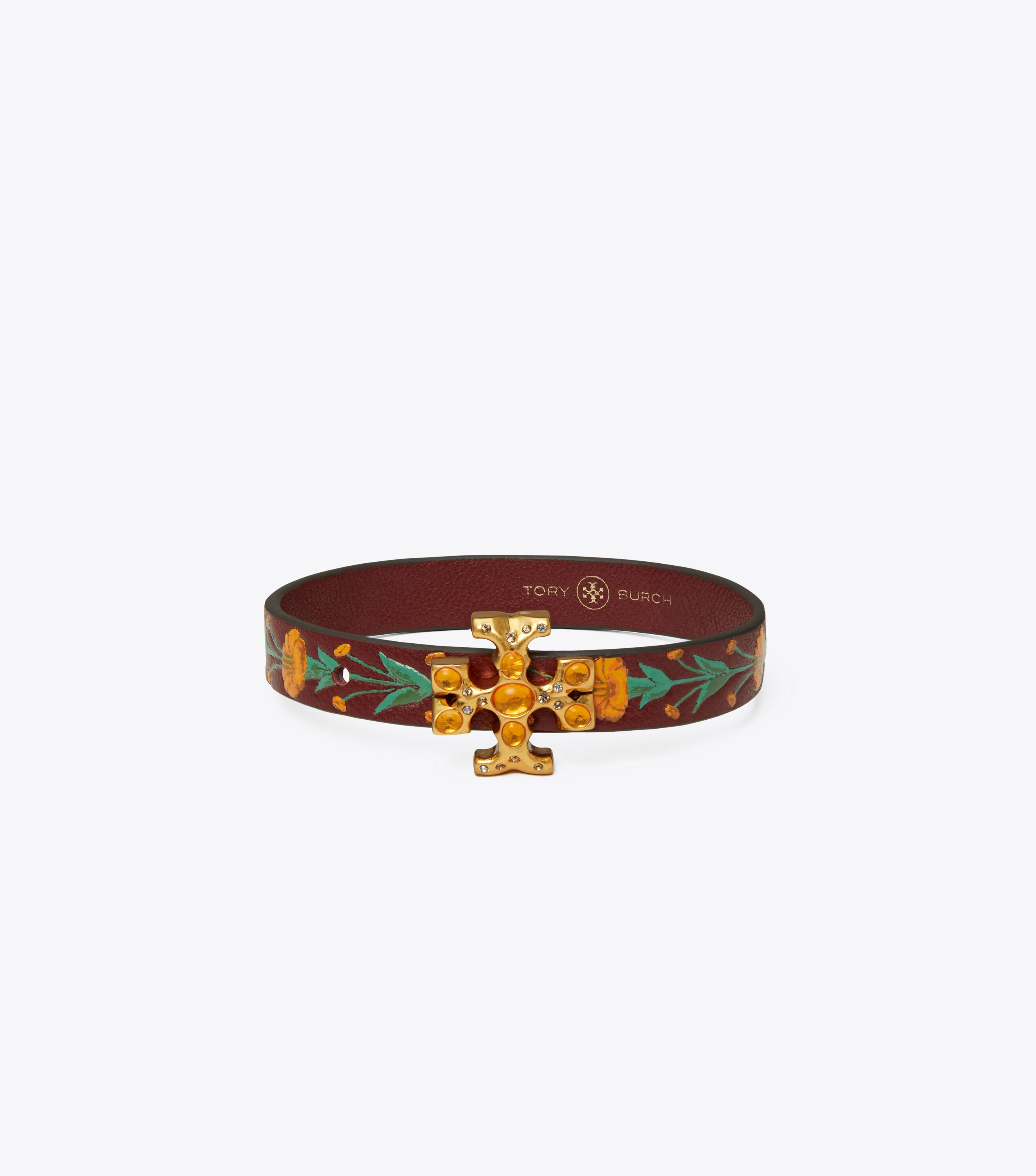 Tory burch leather bracelet cheap