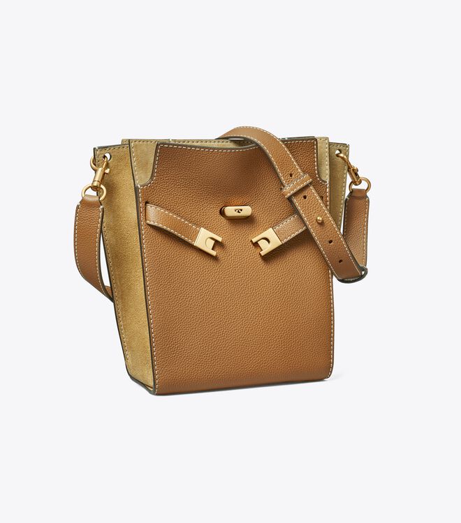 Lee Radziwill Pebbled Double Bucket Bag