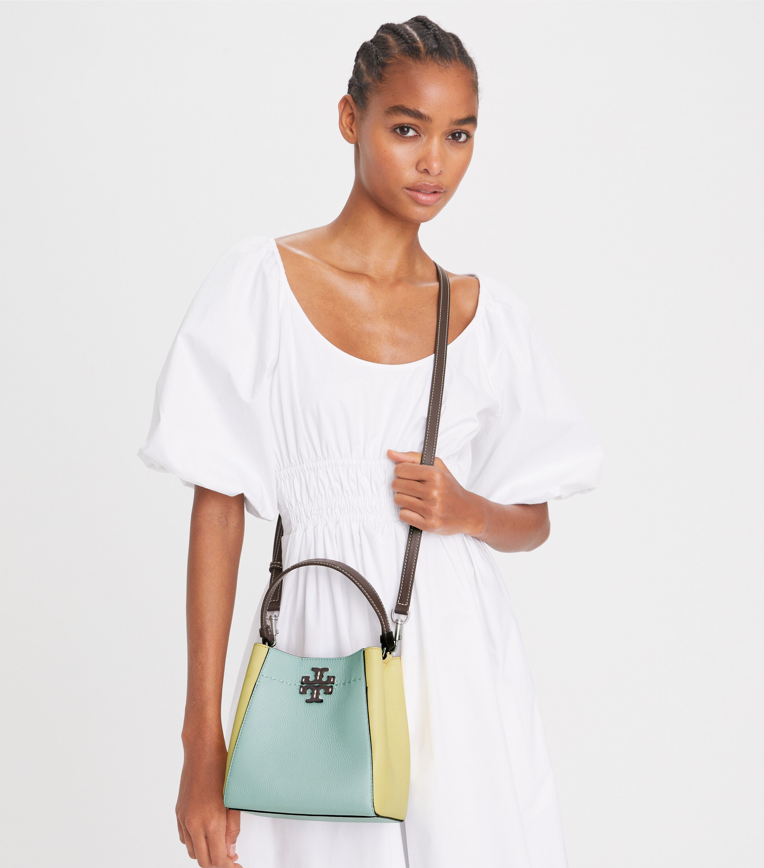 Tory burch color block bag online