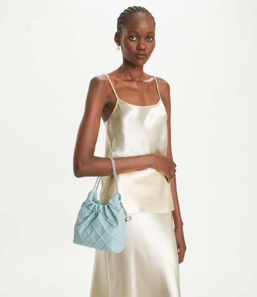 tory burch mini fleming soft hobo bag