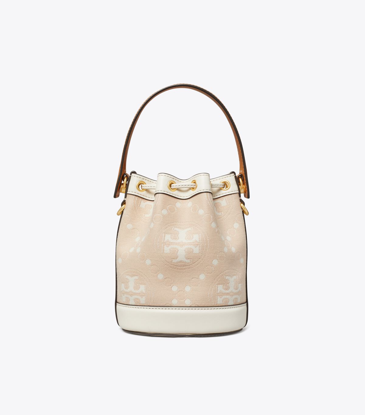 tory burch mini t monogram bucket bag