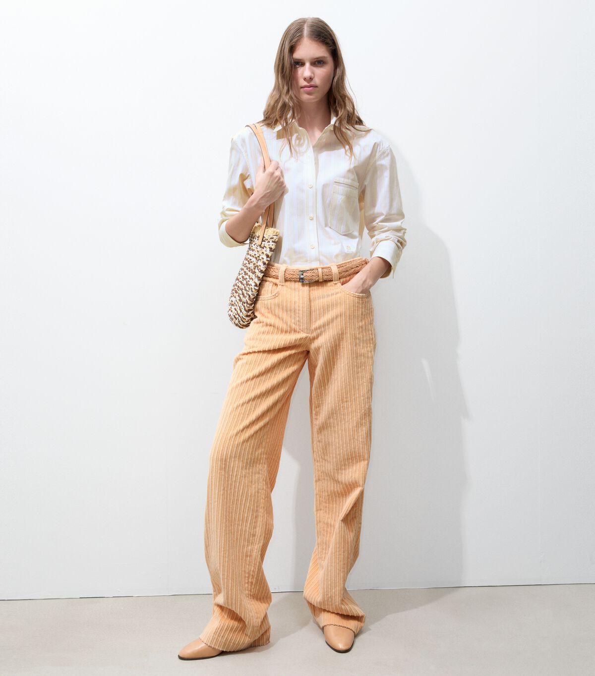 Striped Cotton Shirt tory burch striped cotton shirt