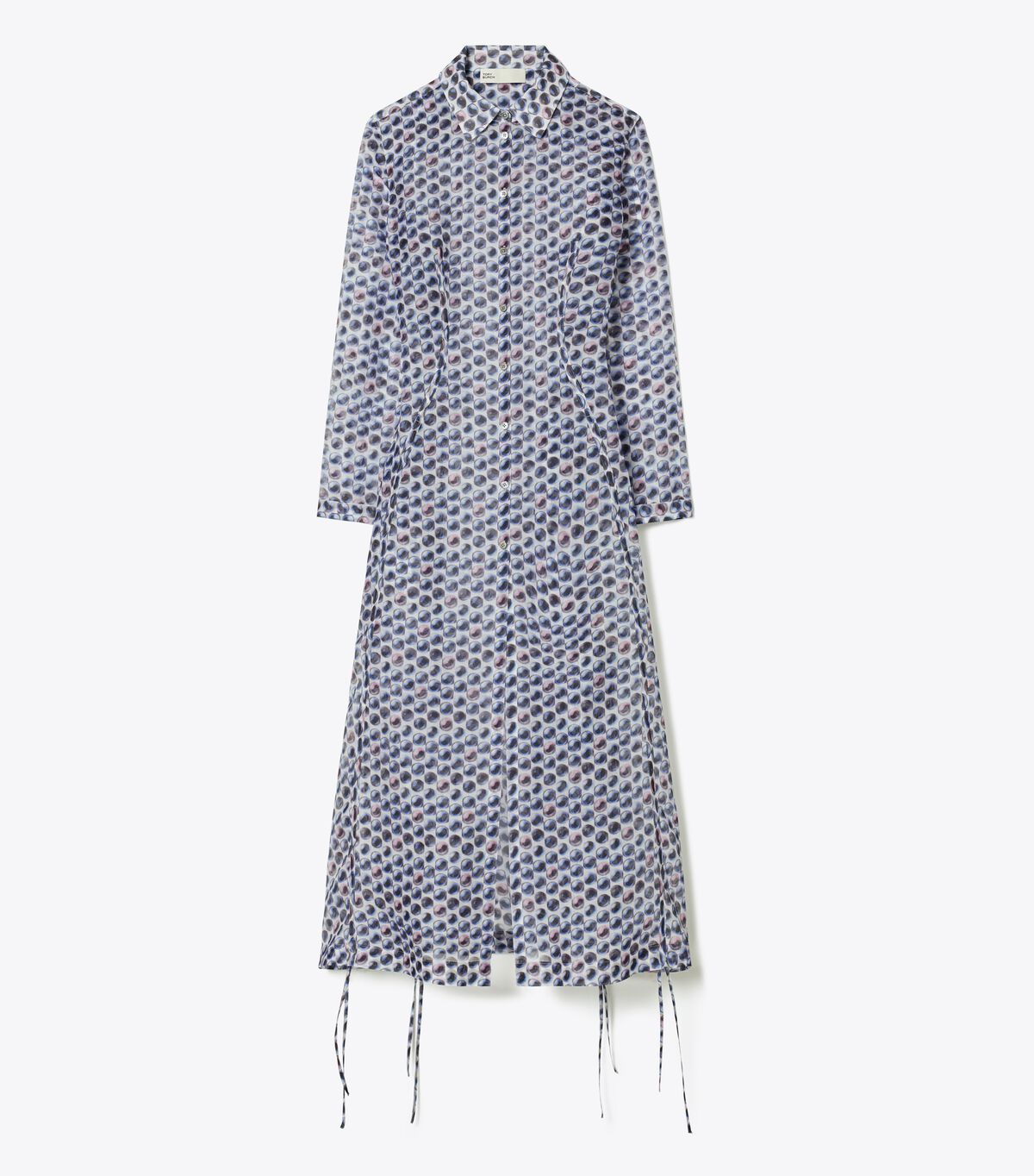 tory burch silk organza shirtdress